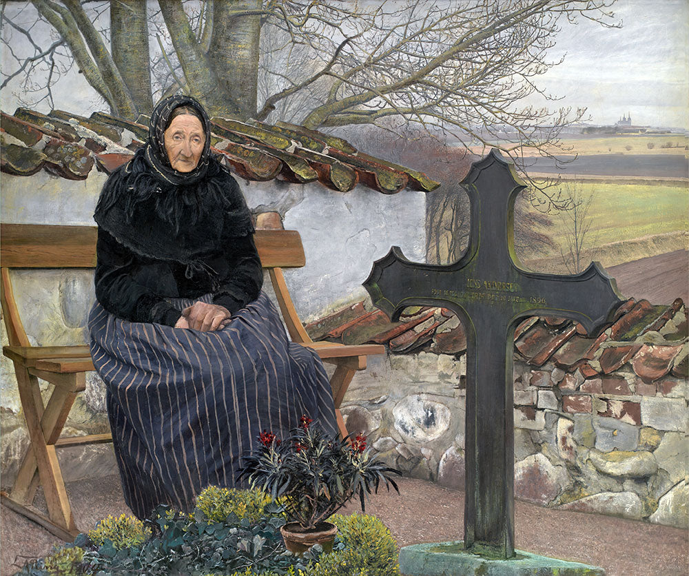 Churchyard at Flong by Laurits Andersen Ring - Art Print - Zapista