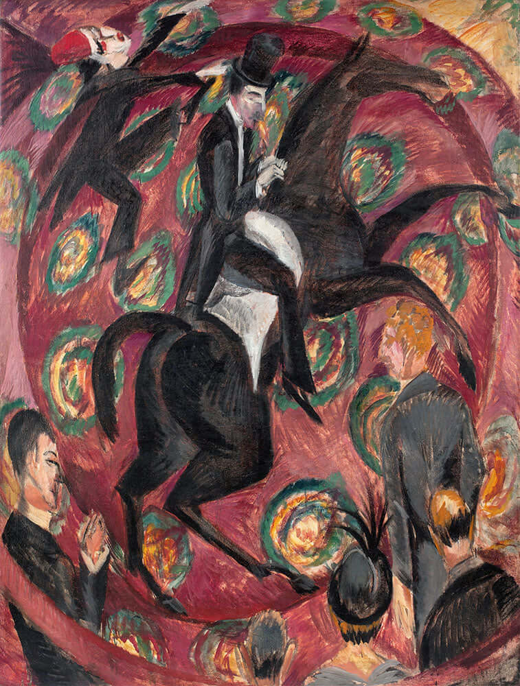 Circus Rider by Ernst Ludwig Kirchner - Art Print - Zapista