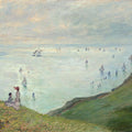 Cliffs at Pourville by Claude Monet - Art Print - Zapista