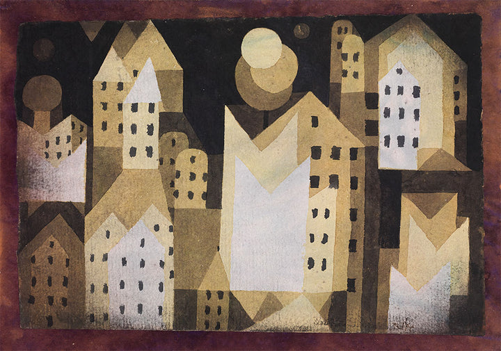 Cold City by Paul Klee - Art Print - Zapista