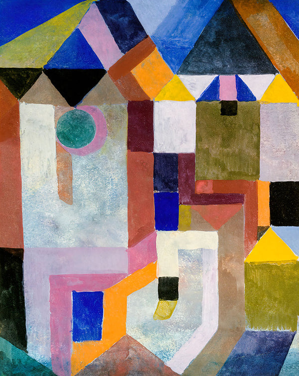 Colorful Architecture by Paul Klee - Art Print - Zapista