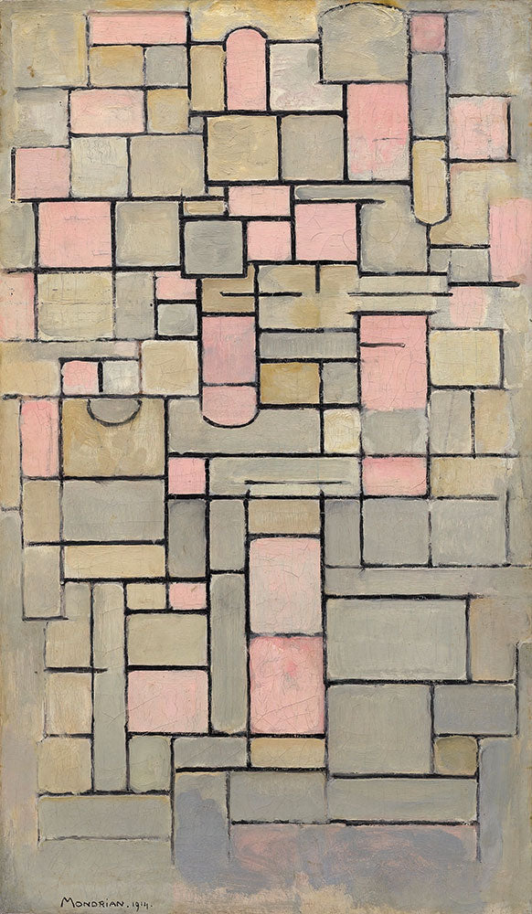 Composition 8 by Piet Mondrian - Art Print - Zapista