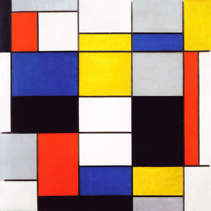 Composition A by Piet Mondrian - Art Print - Zapista