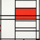 Composition No. 4 With Red and Blue by Piet Mondrian - Art Print - Zapista
