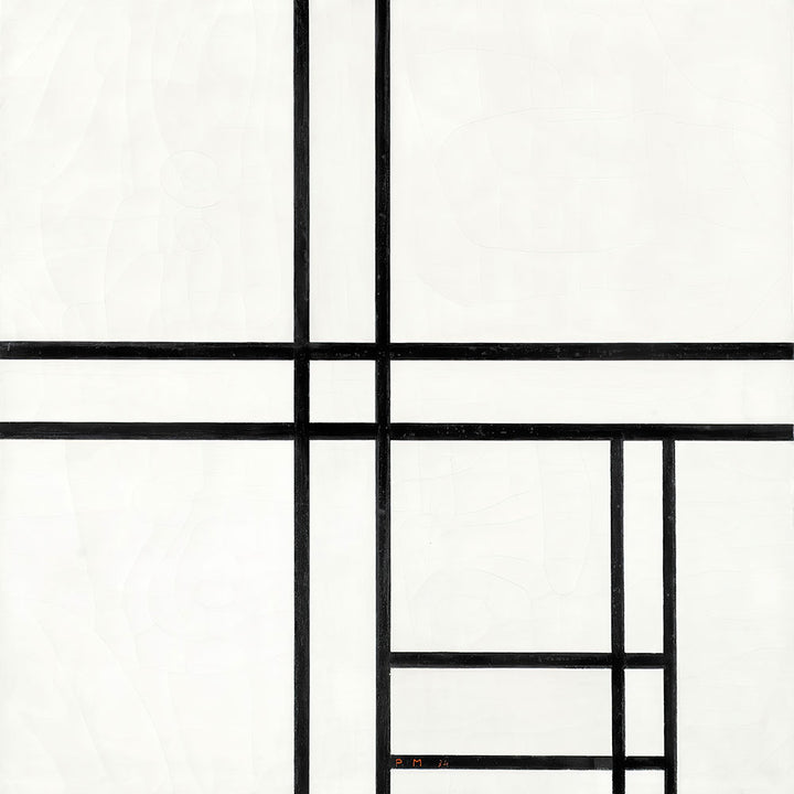 Composition in White and Black by Piet Mondrian - Art Print - Zapista