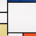 Composition with Blue, Yellow, Black, and Red by Piet Mondrian - Art Print - Zapista