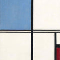 Composition with Blue and Red by Piet Mondrian - Art Print - Zapista
