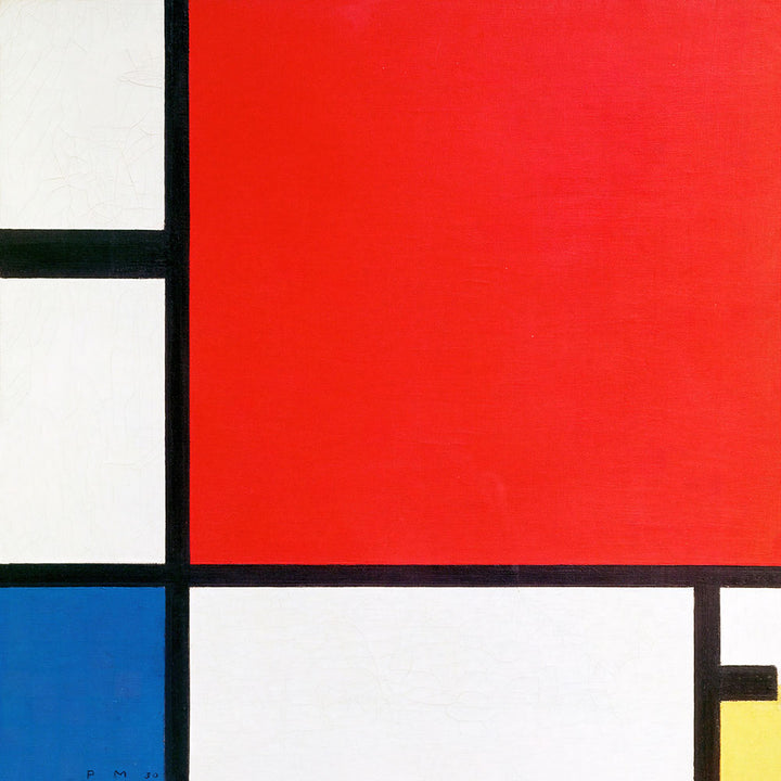 Composition with Red, Blue and Yellow by Piet Mondrian - Art Print - Zapista