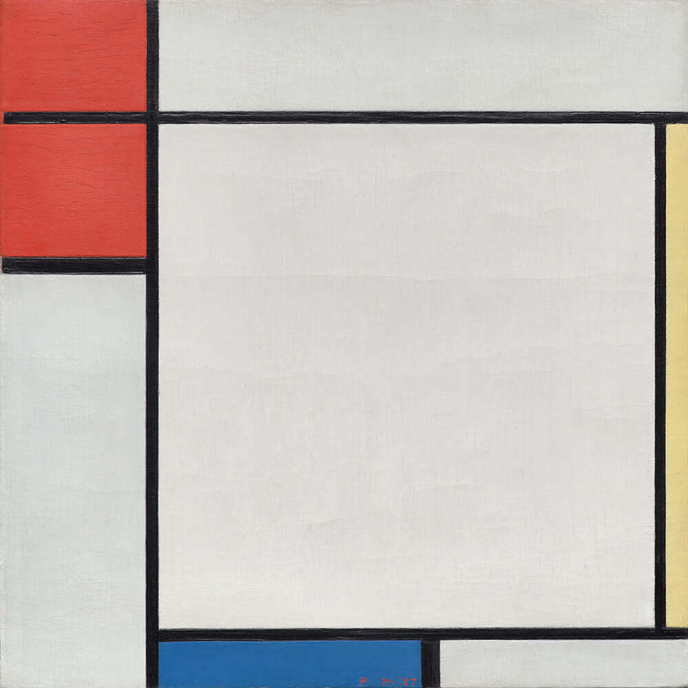 Composition with Red, Yellow, and Blue by Piet Mondrian - Art Print - Zapista
