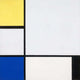 Composition with Yellow, Blue, Black and Light Blue by Piet Mondrian - Art Print - Zapista