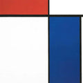 Large Composition with Red, Blue, and Yellow by Piet Mondrian - Art Print - Zapista