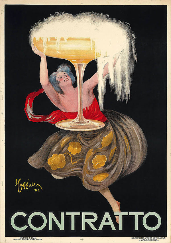 Contratto by Leonetto Cappiello - Art Print - Zapista