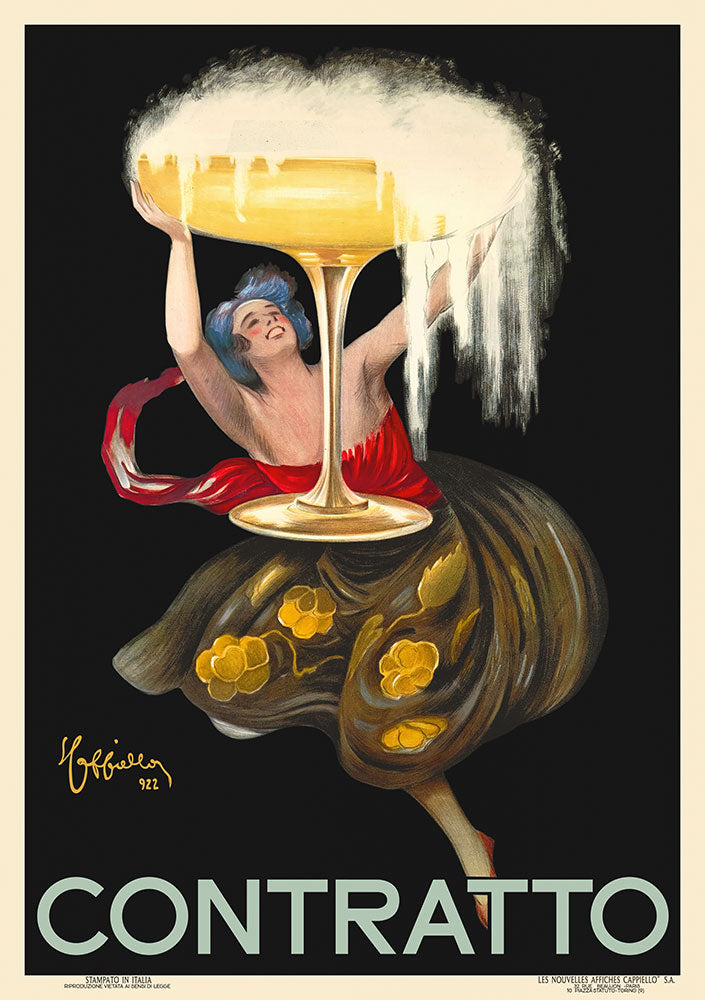 Contratto by Leonetto Cappiello - Art Print - Zapista