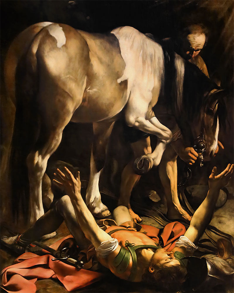 Conversion of Saint Paul by Caravaggio - Art Print - Zapista