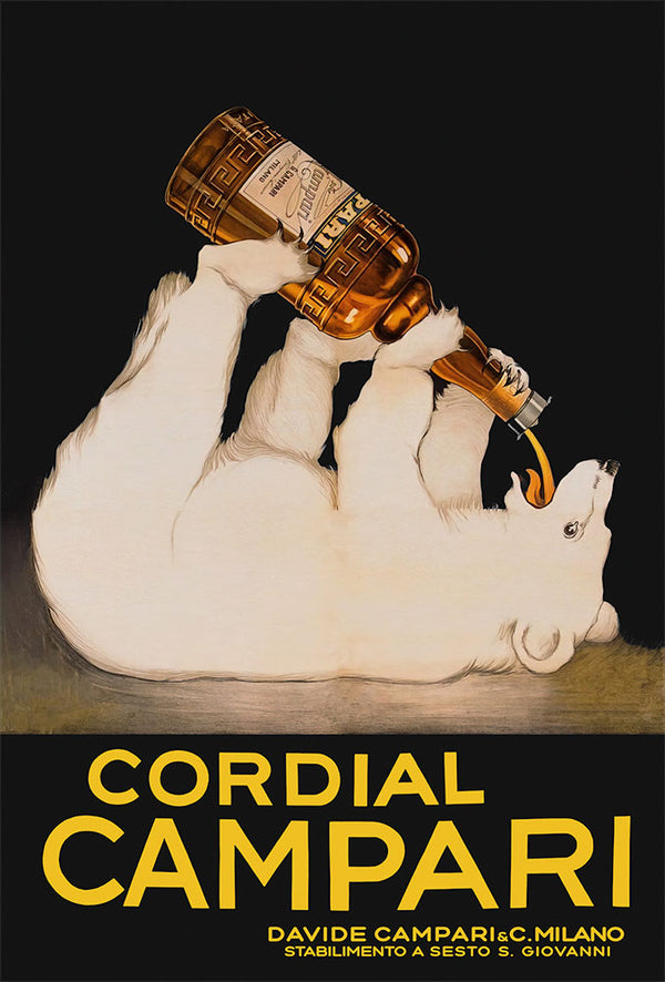 Cordial Campari - Polar Bear - Art Print - Zapista