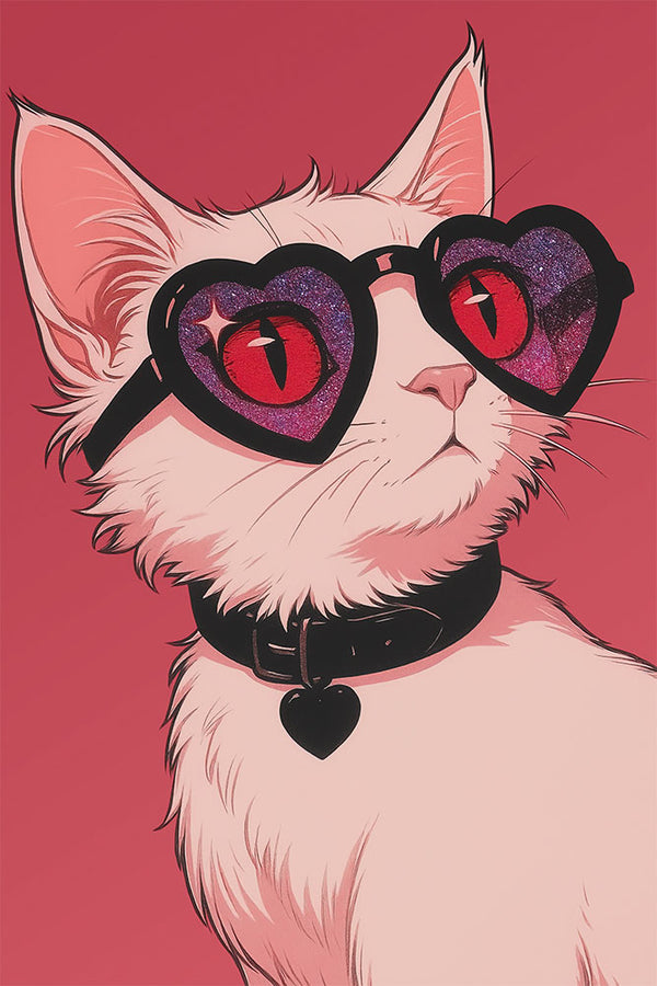 Cosmic Kitty Couture - Art Print - Zapista