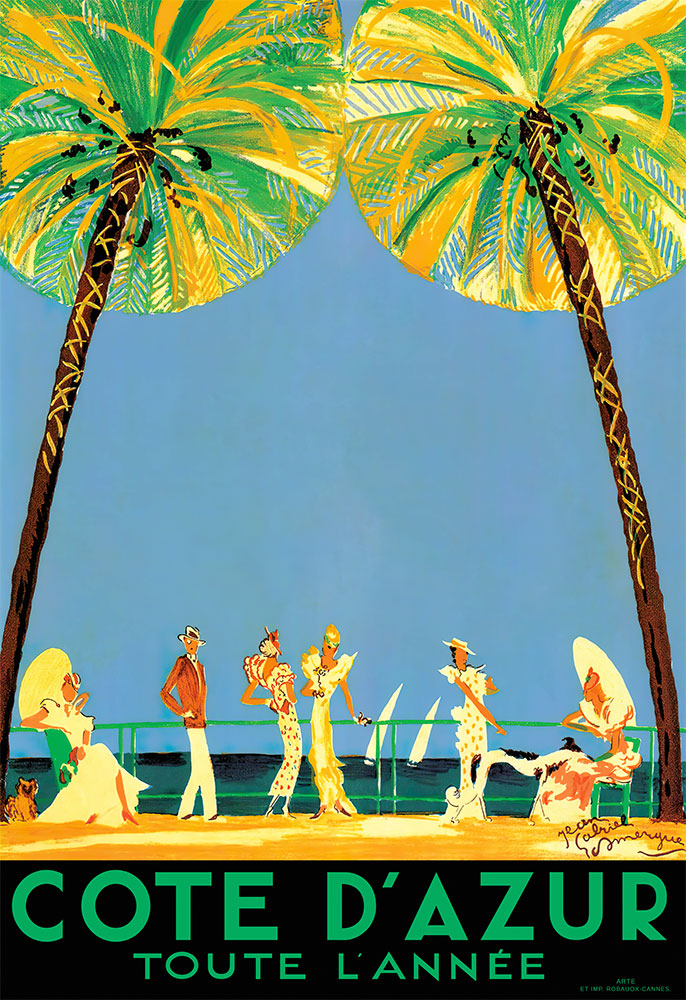 Cote d'Azur - Art Print - Zapista