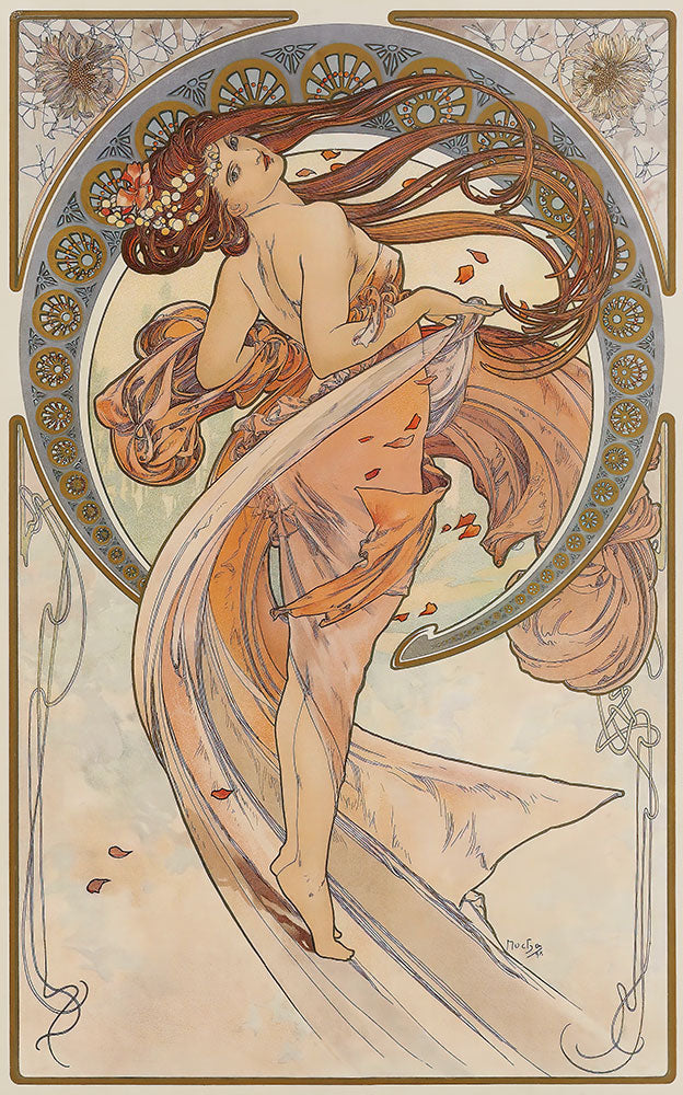 Dance by Alphonse Mucha - Art Print - Zapista