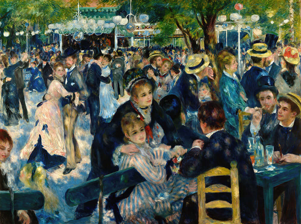 Dance at Le Moulin de la Galette by Pierre-Auguste Renoir - Art Print - Zapista