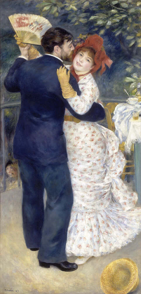 Dance in the Country by Pierre-Auguste Renoir - Art Print - Zapista