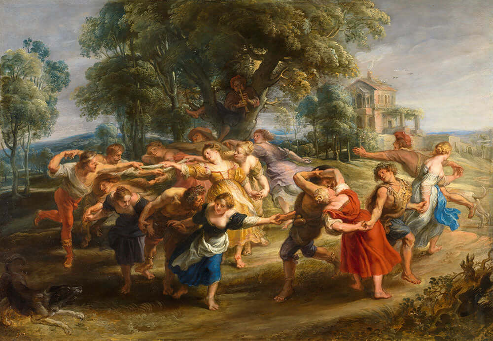 Dance of the Villagers by Peter Paul Rubens - Art Print - Zapista