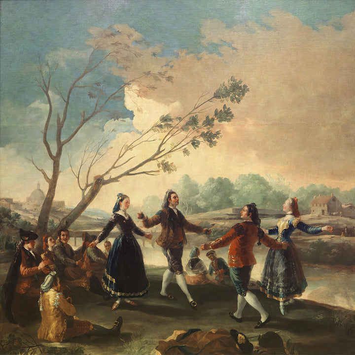 Dance on the Bank of the Manzanares by Francisco Goya - Art Print - Zapista