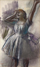 Dancer Stretching by Edgar Degas - Art Print - Zapista