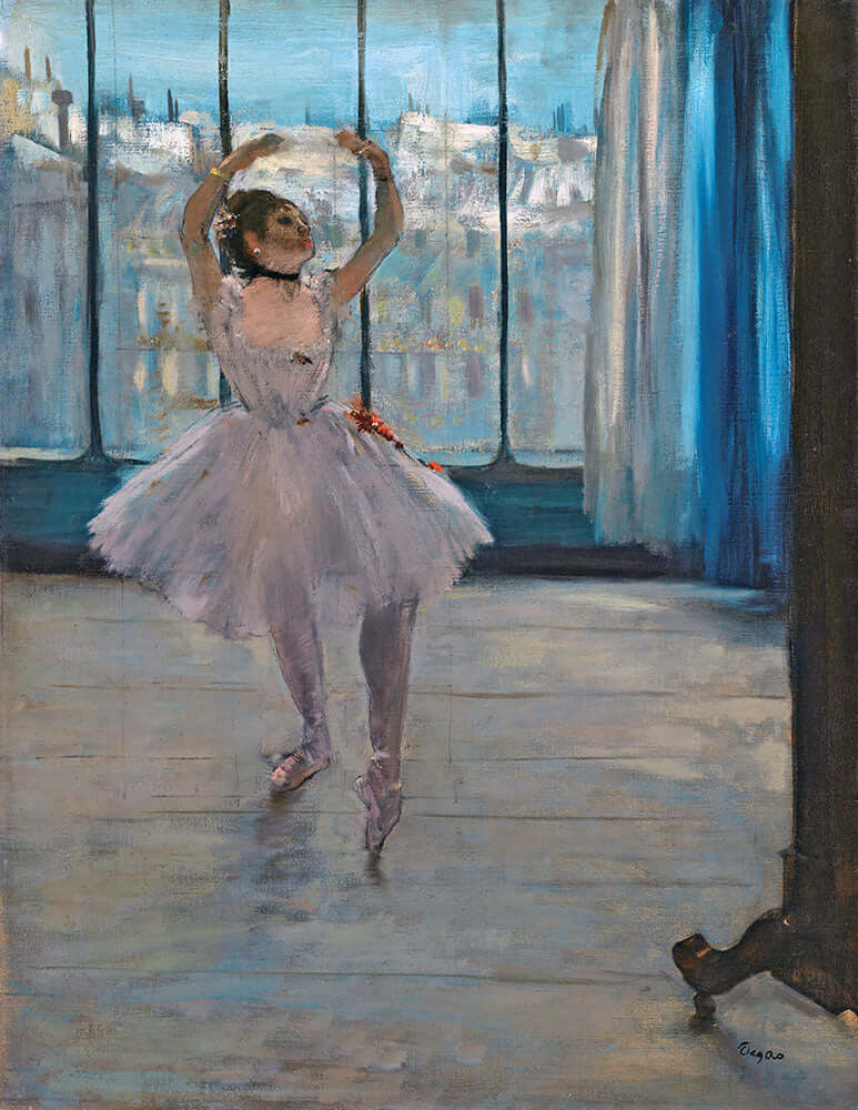 Dancer posing for a Photographer by Edgar Degas - Art Print - Zapista