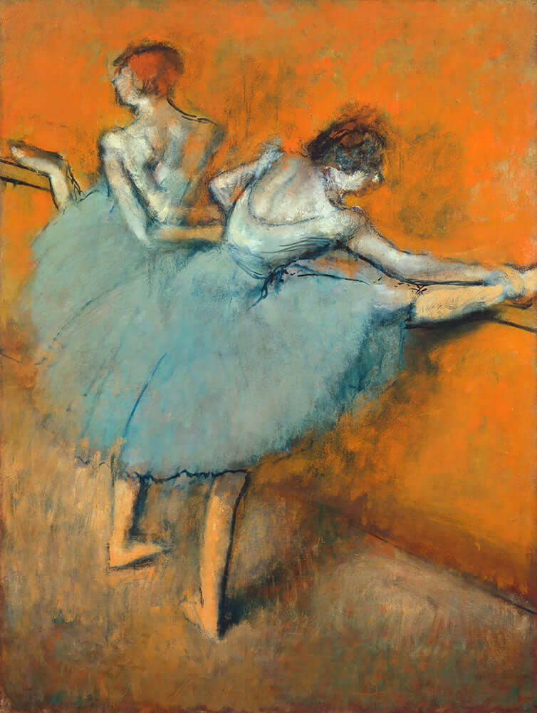 Dancers At The Barre by Edgar Degas - Art Print - Zapista