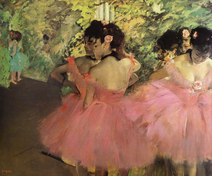 Dancers in Pink by Edgar Degas - Art Print - Zapista