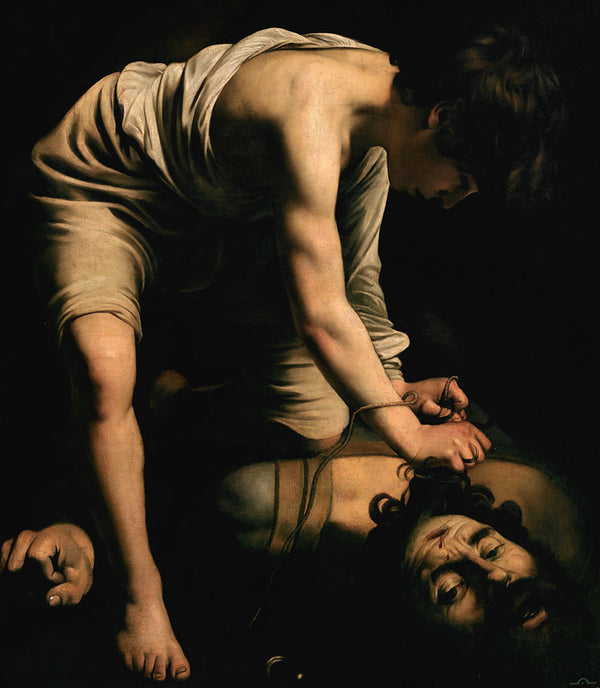 David and Goliath by Caravaggio - Art Print - Zapista