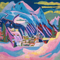 Davos in Winter by Ernst Ludwig Kirchner - Art Print - Zapista