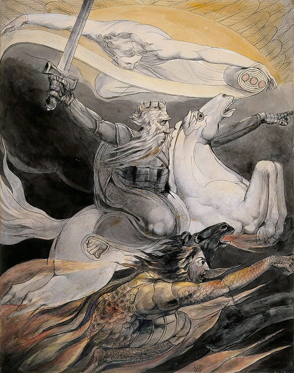 Death on a Pale Horse by William Blake - Art Print - Zapista