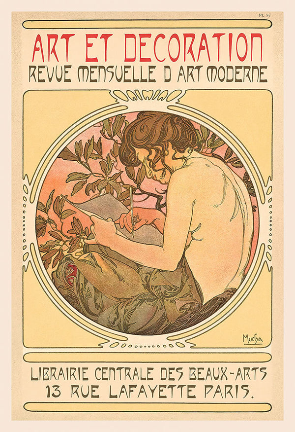 Documents Decoratifs by Alphonse Mucha - Art Print - Zapista