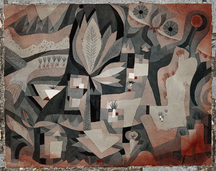 Dry-Cool Garden by Paul Klee - Art Print - Zapista