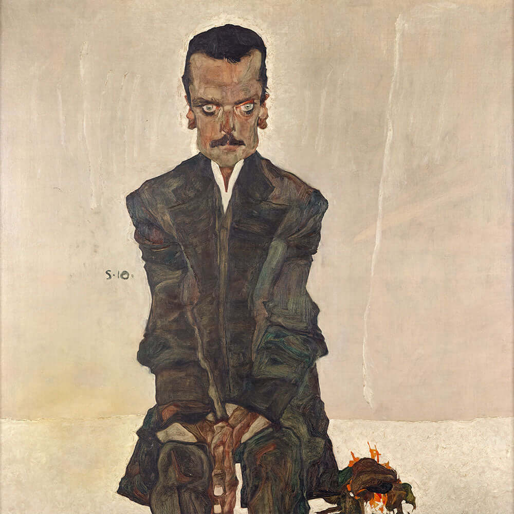 Eduard Kosmack by Egon Schiele - Art Print - Zapista