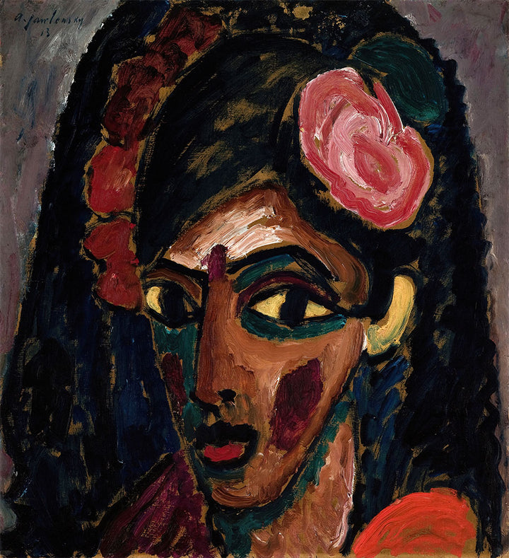 Egyptian Girl by Alexej von Jawlensky - Art Print - Zapista