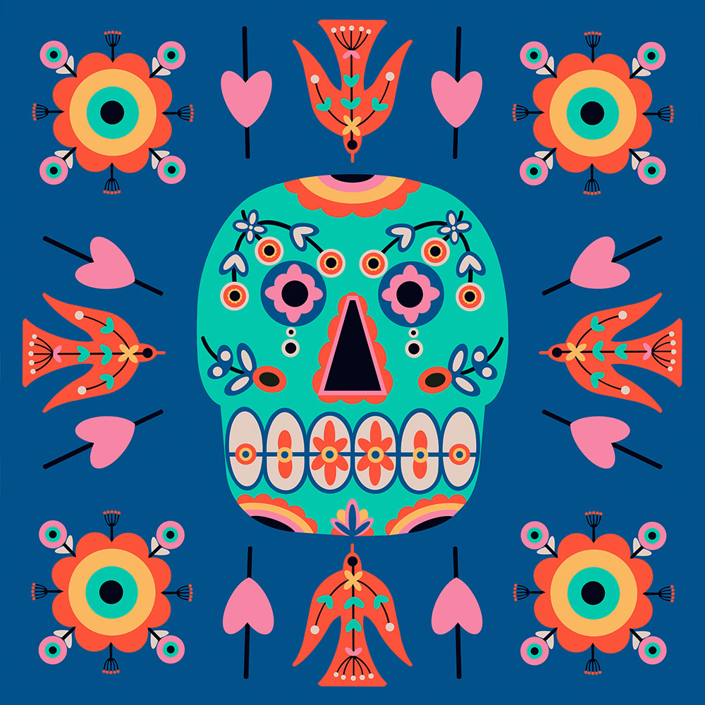 Dia de Muertos by Inna Soyturk - Art Print - Zapista