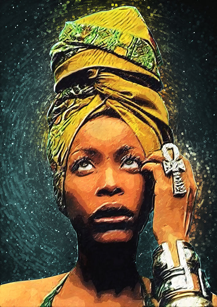 Erykah Badu - Art Print - Zapista