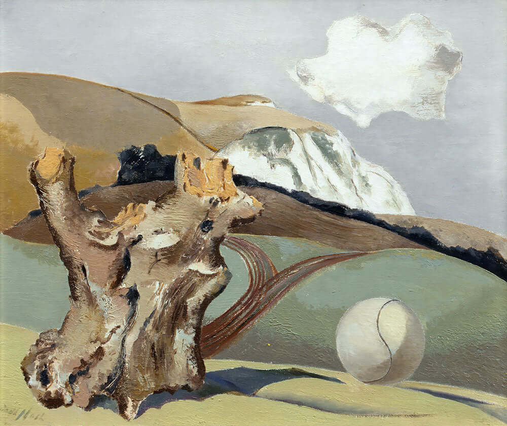 Event on the Downs by Paul Nash - Art Print - Zapista