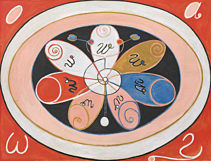 Evolution, No. 15, Group IV, The Seven-pointed Stars by Hilma af Klint - Art Print - Zapista