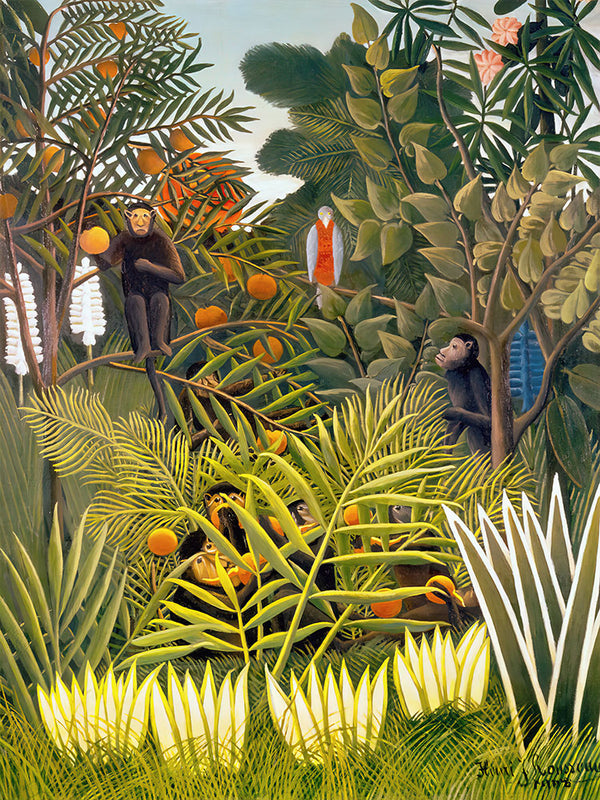 Exotic Landscape by Henri Rousseau - Art Print - Zapista