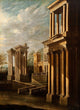 Exterior View of Buildings by Leonardo Coccorante - Art Print - Zapista