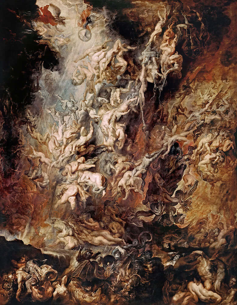 Fall of the Damned by Peter Paul Rubens - Art Print - Zapista