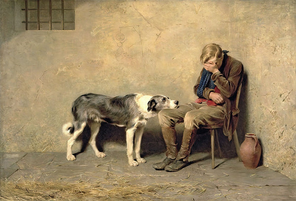 Fidelity by Briton Riviere - Art Print - Zapista