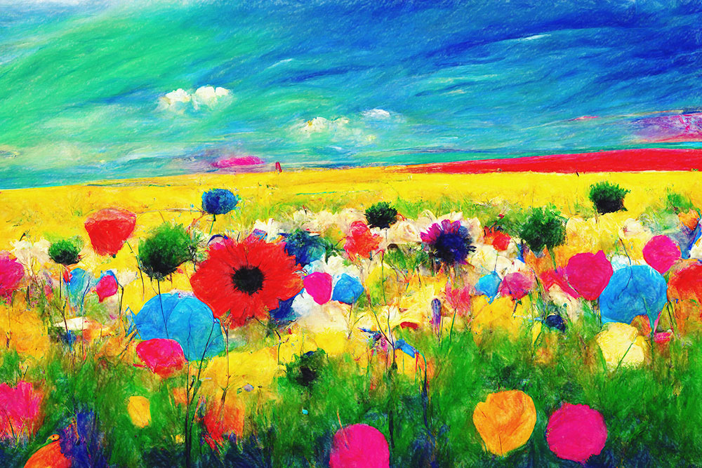 Fields of Joy - Art Print - Zapista