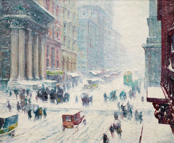 Fifth Avenue in Winter by Guy Carleton Wiggins - Art Print - Zapista