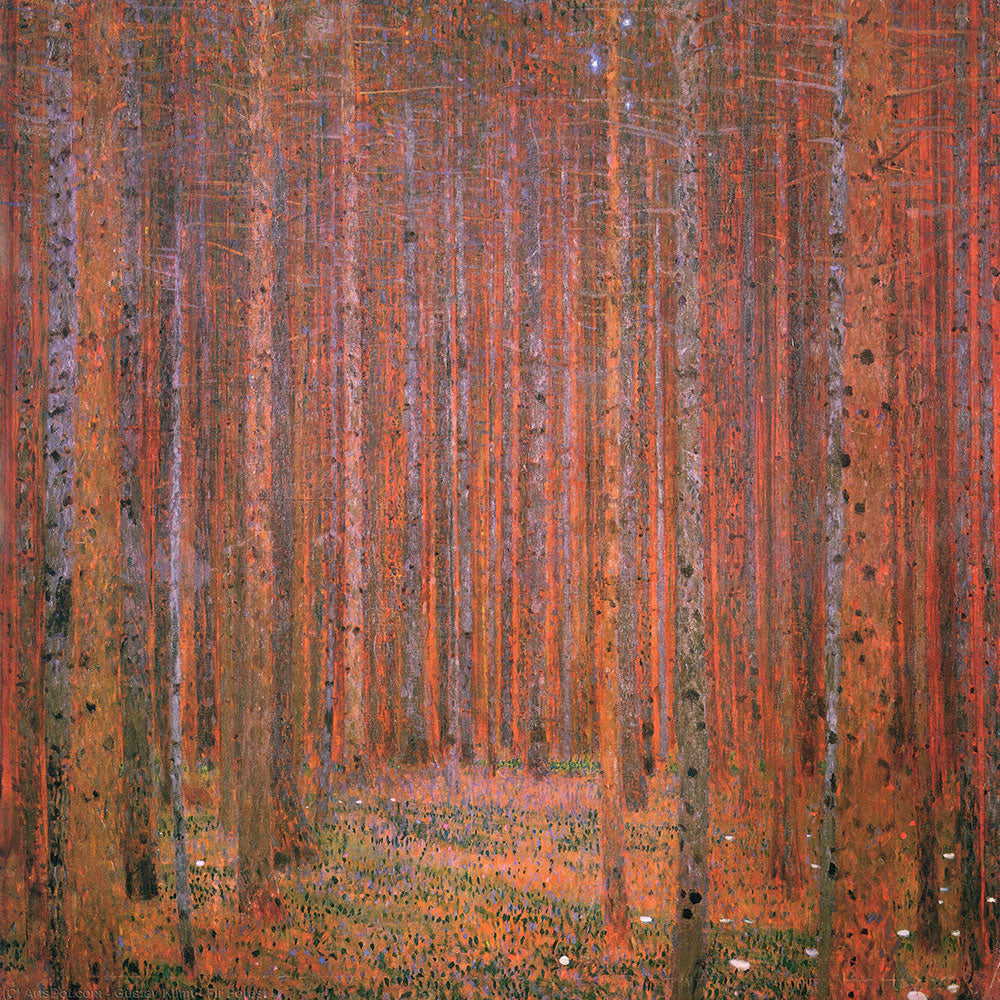 Fir Forest (Tannenwald) by Gustav Klimt - Art Print - Zapista