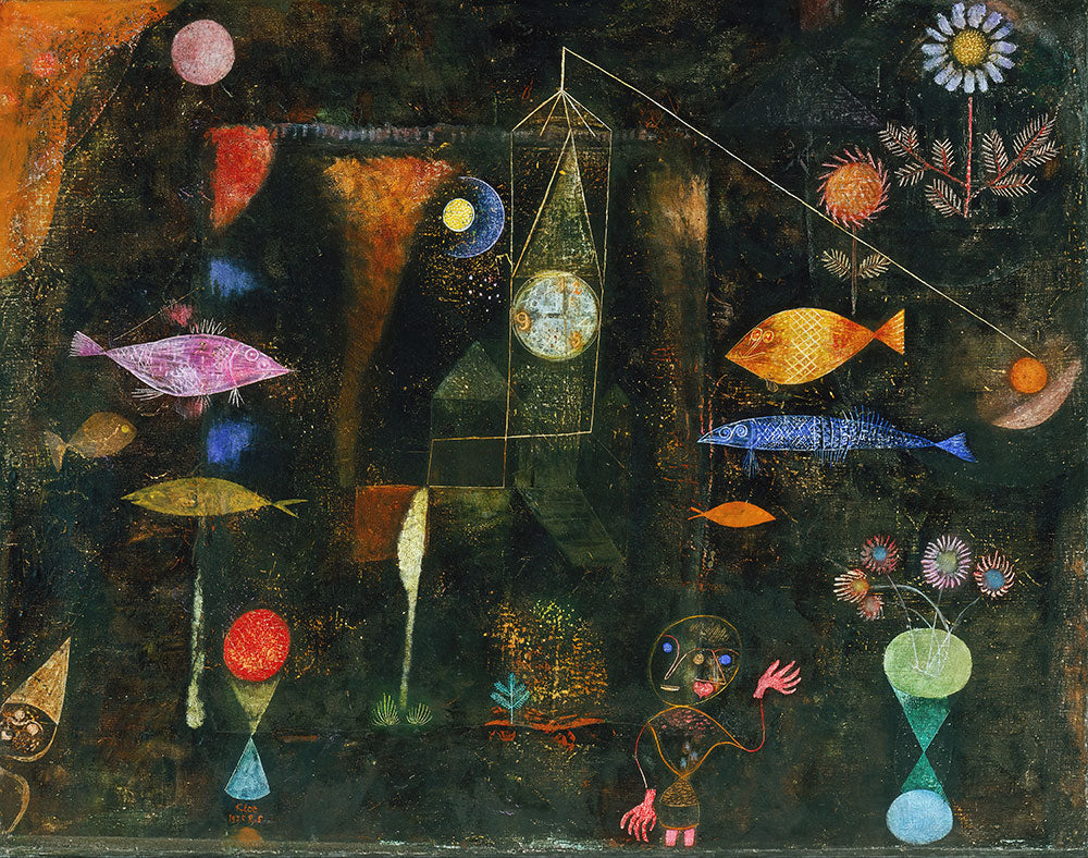 Fish Magic by Paul Klee - Art Print - Zapista