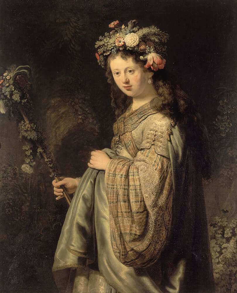 Flora by Rembrandt Harmenszoon van Rijn - Art Print - Zapista